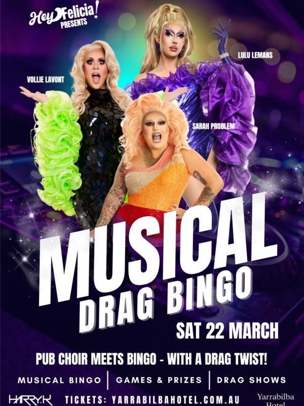 Musical Drag Bingo A4 - Yarrabilba 22 MAR